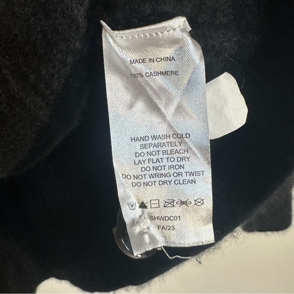 Quince 100% Cashmere Black Button Front Cardigan Sweater S - Picture 10 of 16